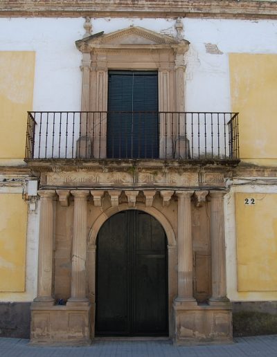 Palacio del marqués de castillo del valle de Sidueña. Del año 1817. Ejemplo importante de arquitectura local
