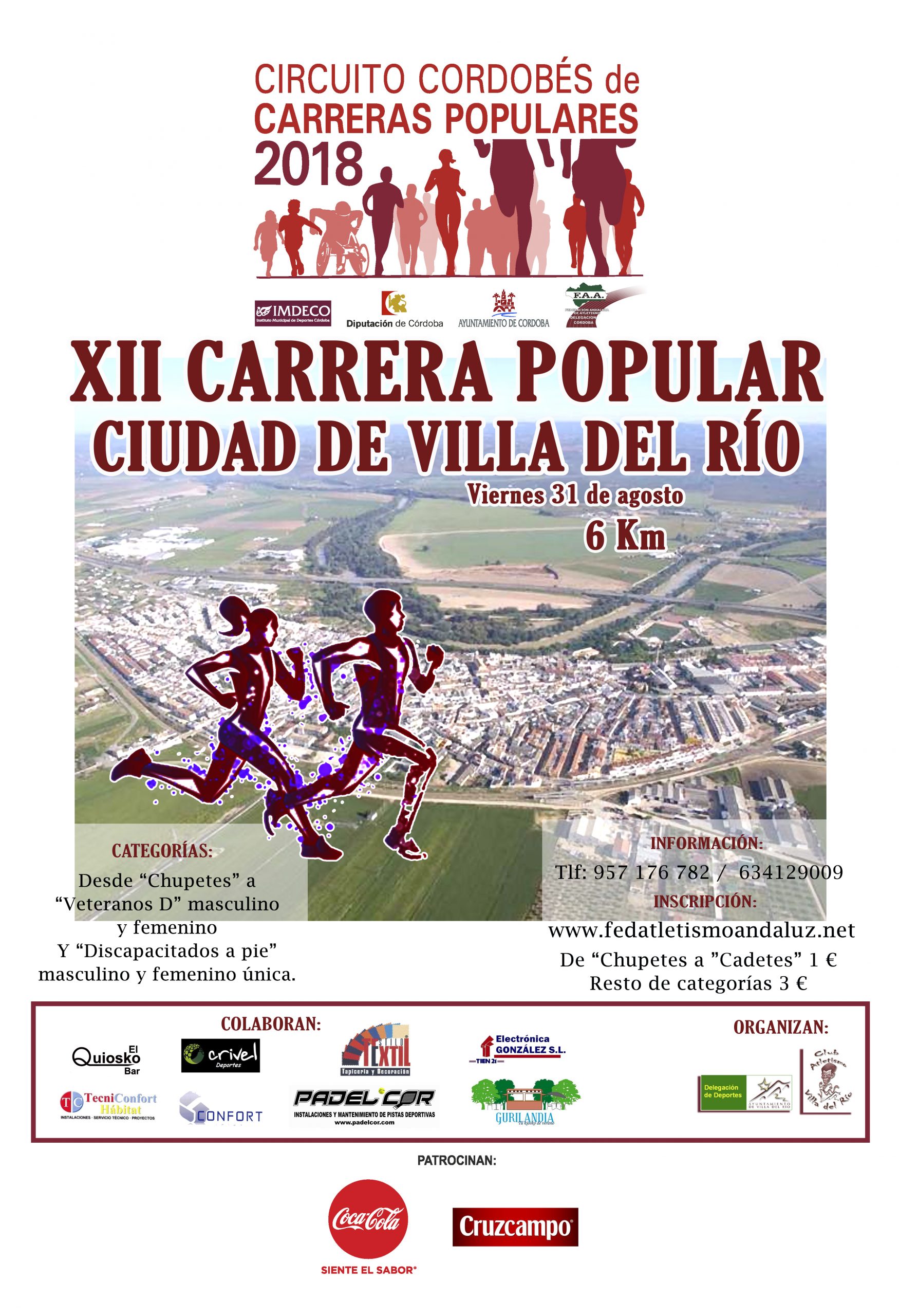 XII Carrera Popular Urbana Ciudad de Villa del Río. 2018 1