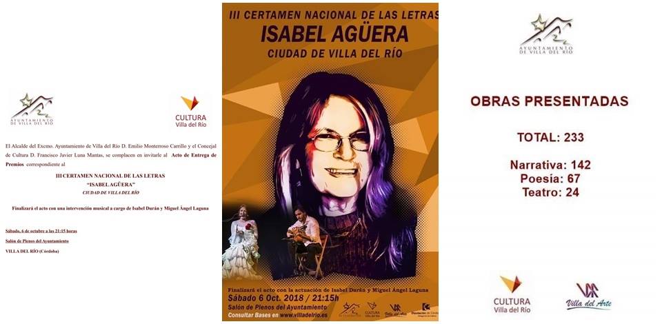 III Certamen Nacional de las Letras " Isabel Agüera" 1