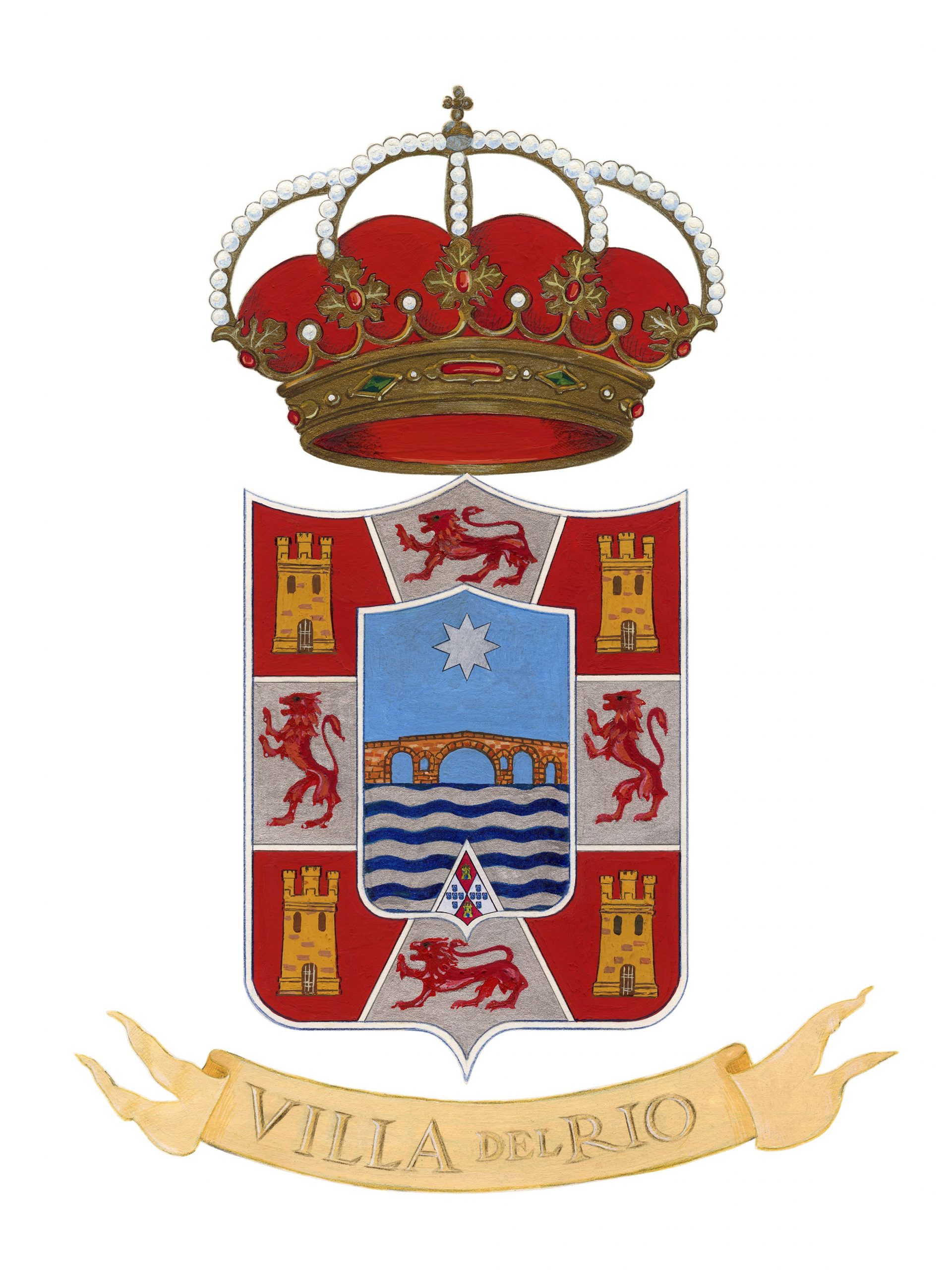 Representación heráldica del escudo