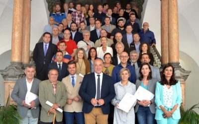 Firma del convenio con la Diputación para el XXXIII Trofeo Ibérico Internacional de Pesca