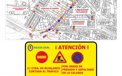 ¡Atención! Obras de mejora en la calle Carretera Bujalance