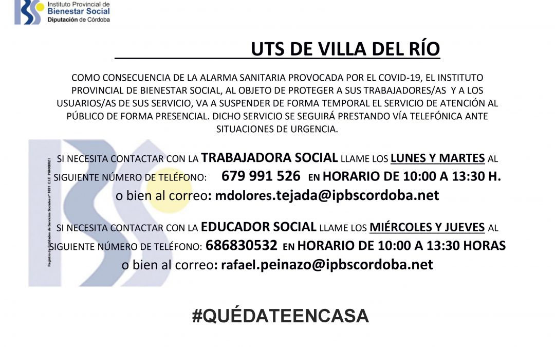 Coronavirus | Medidas Diputación de Córdoba 1