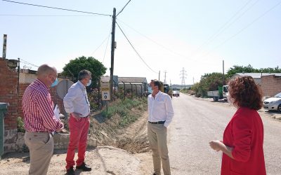 Firma del acta de replanteo e inicio de las obras de mejora de la carretera de Cañete de las Torres