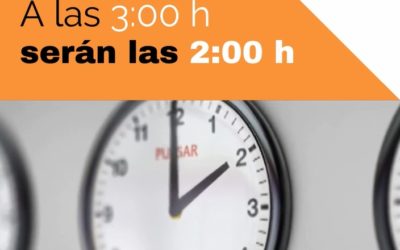 CAMBIO HORARIO DE INVIERNO