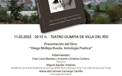 PRESENTACIÓN DEL LIBRO DIEGO MOLLEJA RUEDA | ANTOLOGÍA POÉTICA