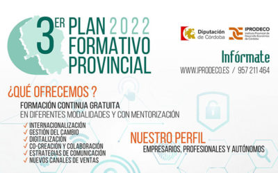 IPRODECO PONE EN MARCHA EL III PLAN FORMATIVO PROVINCIAL 2022
