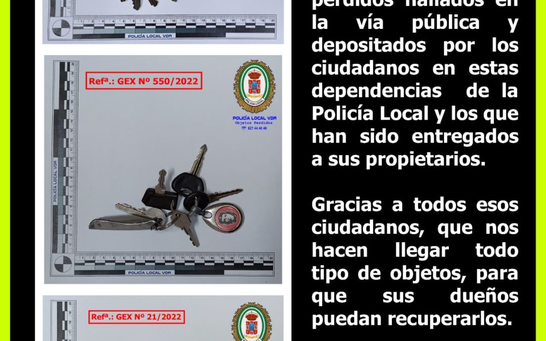 POLICÍA LOCAL / OBJETOS PERDIDOS