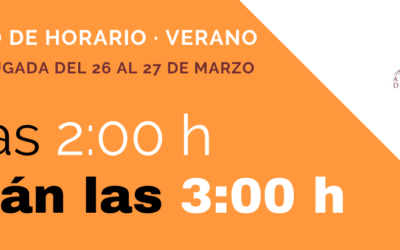 CAMBIO HORARIO DE VERANO