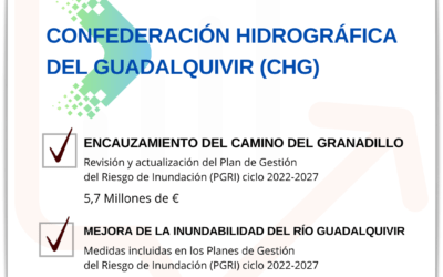 INVERSIÓN EN VILLA DEL RÍO | LA CONFEDERACIÓN HIDROGRÁFICA DEL GUADALQUIVIR (CHG) INVERTIRÁ EN VILLA DEL RÍO 5,7 MILLONES DE EUROS