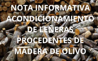 ACONDICIONAMIENTO DE LEÑERAS PROCEDENTES DE MADERA DE OLIVO