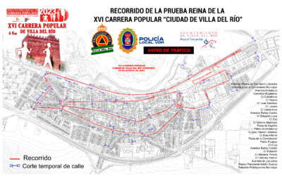 RECORRIDO DE LA PRUEBA REINA DE LA XVI CARRERA POPULAR CIUDAD DE VILLA DEL RÍO 2023