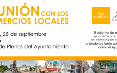 COMERCIO | EL MARTES 26 DE SEPTIEMBRE TENDRÁ LUGAR LA REUNIÓN CON LOS COMERCIANTES DE VILLA DEL RÍO