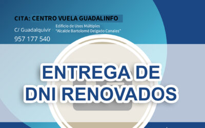  RENOVACIÓN DNI | ENTREGA DE DNI RENOVADOS EL JUEVES 19 DE OCTUBRE DE 2023