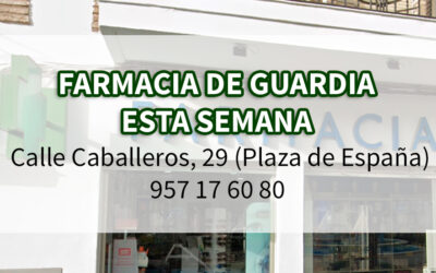 FARMACIA DE GUARDIA ESTA SEMANA