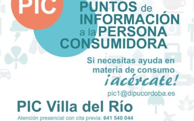 FECHAS DE SESIONES PRESENCIALES DEL SERVICIO «PUNTO DE INFORMACIÓN AL CONSUMIDOR»