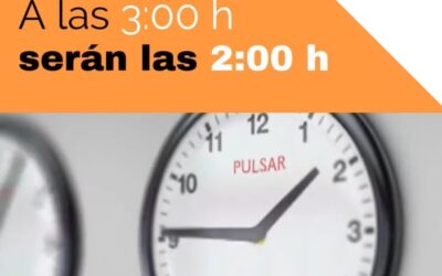 CAMBIO HORARIO DE INVIERNO