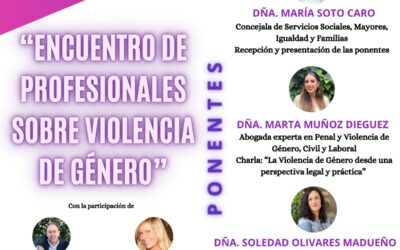 IGUALDAD | I «ENCUENTRO DE PROFESIONALES SOBRE VIOLENCIA DE GÉNERO»