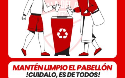 DEPORTES | USO RESPONSABLE DE PAPELERAS DEL PABELLÓN POLIDEPORTIVO MUNICIPAL