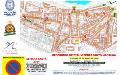 RECORRIDOS DEL VIERNES SANTO MADRUGÁ | SEMANA SANTA DE VILLA DEL RÍO 2024