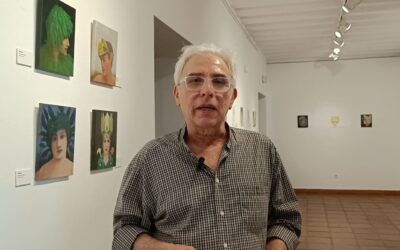 CUTLURA | EL PINTOR TINERFEÑO DOMINGO VEGA VISITA SU EXPOSICIÓN «PINTURAS»