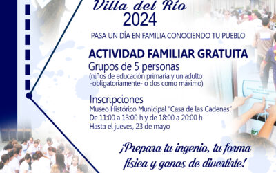 CULTURA | PLAZO ABIERTO DE INSCRIPCIONES PARA PARTICIPAR EN LA YINCANA CULTURAL DE VILLA DEL RÍO 2024