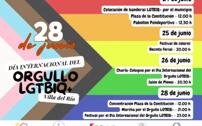 IGUALDAD | PROGRAMACIÓN DE ACTIVIDADES CON MOTIVO DEL DÍA INTERNACIONAL DEL ORGULLO LGTBIQ+(28J)