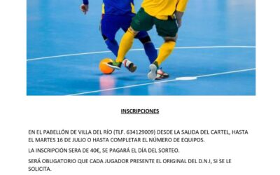 DEPORTES | ESTE FIN DE SEMANA TENDRÁ LUGAR LA MARATÓN DE FÚTBOL SALA 2024 (JUVENILES)