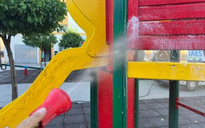 URBANISMO | LIMPIEZA Y DESINFECCIÓN DE PARQUES INFANTILES