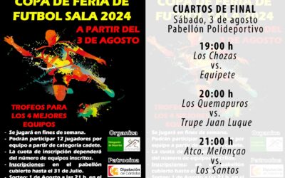 DEPORTES | PARTIDOS DE CUARTOS DE LA COPA DE FERIA DE FÚTBOL SALA 2024