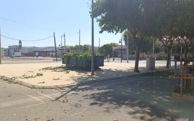 URBANISMO Y MEDIO AMBIENTE | LABORES DE LIMPIEZA Y JARDINERÍA EN EL RECINTO FERIAL Y CASETA MUNICIPAL