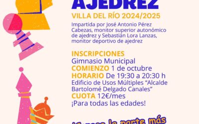 DEPORTES | ESCUELA DE AJEDREZ DE VILLA DEL RÍO 2024/2025