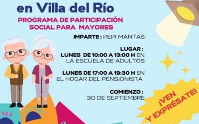 MAYORES | TALLER DE TEATRO PARA MAYORES EN VILLA DEL RÍO