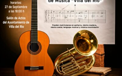 CULTURA | ACTO DE PRESENTACIÓN DE LA ESCUELA MUNICIPAL DE MÚSICA «VILLA DEL RÍO» PARA EL CURSO 2024-2025