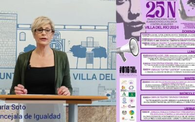 25N | PRESENTACIÓN DE LA PROGRAMACIÓN DE ACTOS CON MOTIVO DEL 25N DÍA INTERNACIONAL DE LA ELIMINACIÓN DE LA VIOLENCIA CONTRA LA MUJER