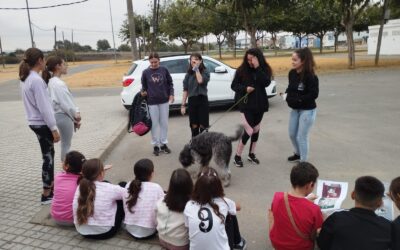 IGUALDAD | LOS PARTICIPANTES DE «AGENTES DE ACCIÓN» CONOCEN EL OFICIO DE LAS VETERINARIAS Y LA LABOR DE LA ASOCIACIÓN «DIBUJANDO HUELLAS VDR» EN LOS TALLERES DE LA IV EDICIÓN DE EDUCACCIÓN