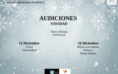 CULTURA | AUDICIONES DE NAVIDAD DE LA ESCUELA MUNICIPAL DE MÚSICA