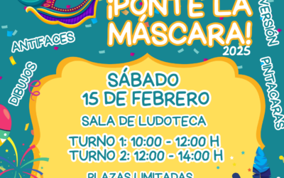 INFANCIA | TALLER DE CARNAVAL «¡PONTE LA MÁSCARA!» DIRIGIDO A NIÑOS