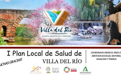 SERVICIOS SOCIALES | VILLA DEL RÍO CUENTA CON SU I PLAN LOCAL DE SALUD