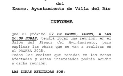 URBANISMO | REUNIÓN EXPLICATIVA PREVIA A LA REALIZACIÓN DE INTERVENCIONES EN VARIAS UBICACIONES DE LA LOCALIDAD