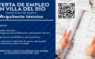 EMPLEO | OFERTA DE EMPLEO DE ARQUITECTO TÉCNICO EN VILLA DEL RÍO