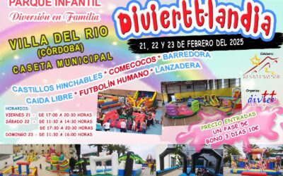 EL PARQUE INFANTIL «DIVIERTT.LANDIA» LLEGA A VILLA DEL RÍO ESTE FIN DE SEMANA