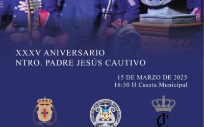 CULTURA | CERTAMEN DE BANDAS XXXV ANIVERSARIO DE LA ASOCIACIÓN MUSICAL «JESÚS CAUTIVO» DE VILLA DEL RÍO