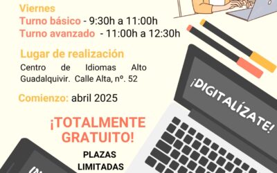 TALLER DE DIGITALIZACIÓN PARA MAYORES