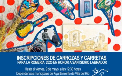 INSCRIPCIONES ABIERTAS PARA EL CONCURSO DE CARROZAS Y CARRETAS DE LA ROMERÍA 2025
